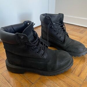 Black Junior Timberland